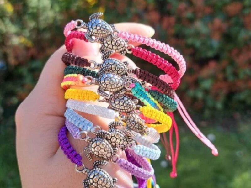 Tortue Reveuse - Bracelets en macramé fait main